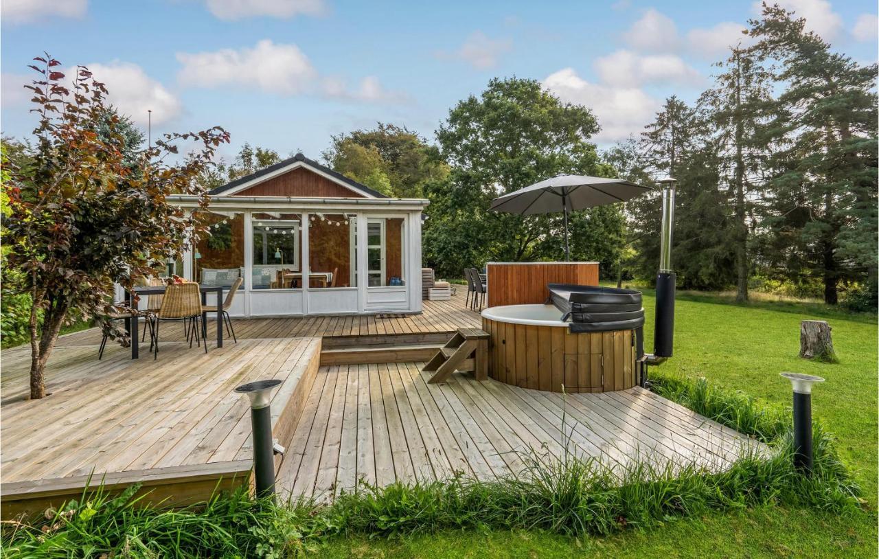 Nice Home In Havndal With Kitchen Bagian luar foto